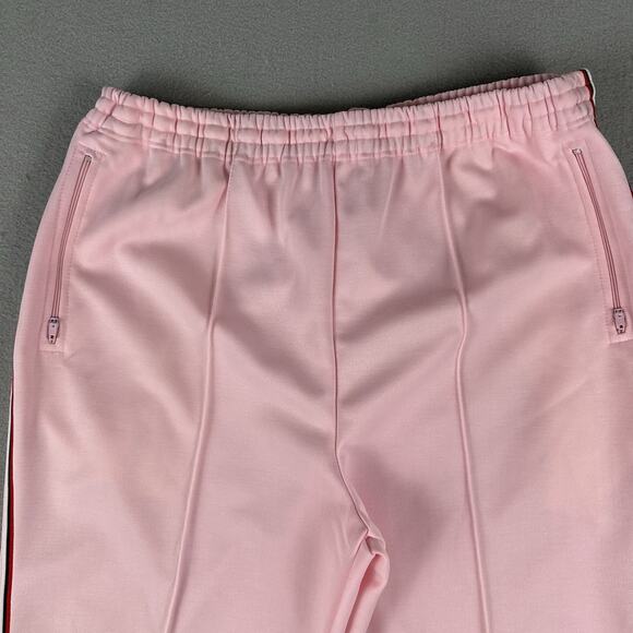 Vtg 80s Adidas Track Pants Large Pink Straight Leg Draw String Elastic Waist‎ - Picture 2 of 16